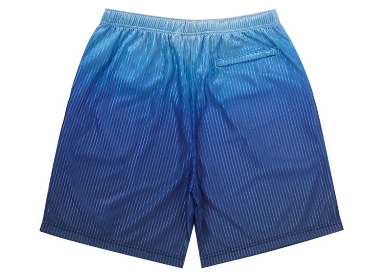 Order 슈프림 그라데이션 메쉬 스트라이프 반바지 (로얄)
