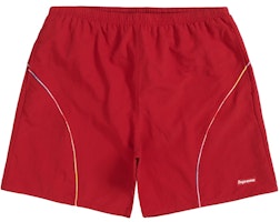 Supreme Gradient Piping Water Short Red Supreme Gradient Piping Water Short Red
