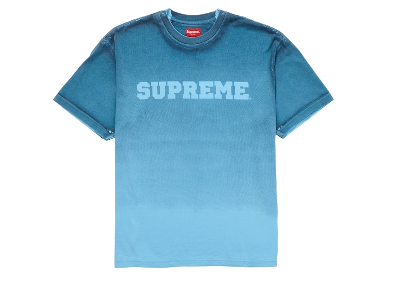Buy シュプリーム グラデーションTシャツ (青)
