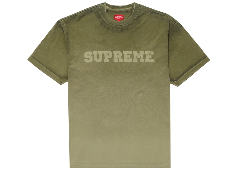 Buy Supreme 渐变短袖上衣 橄榄色