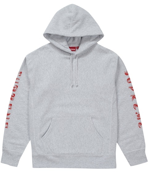 supreme-gradient-sleeve-hooded-sweatshirt-ash-grey