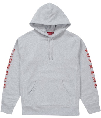 Supreme Hoodie Abu Abu Lengan Gradasi Buy Supreme Hoodie Abu Abu Lengan Gradasi