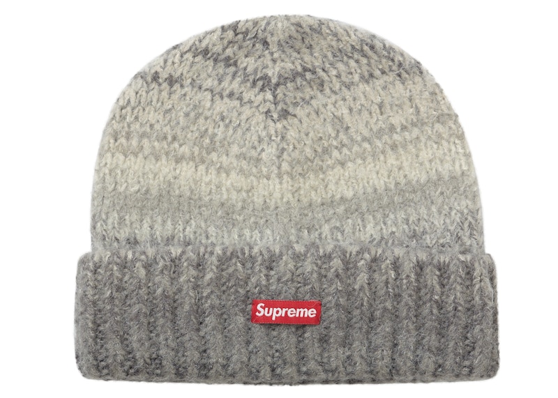 Buy Supreme 漸層條紋灰色毛帽