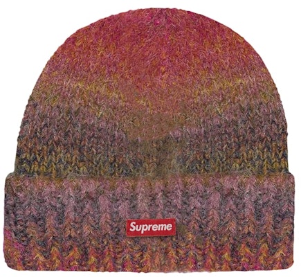 Supreme Gradient Stripe Beanie Red Buy Supreme Gradient Stripe Beanie Red