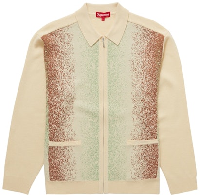 Supreme Kardigan Ritsleting Motif Garis Gradasi Kuning Pucat Buy Supreme Kardigan Ritsleting Motif Garis Gradasi Kuning Pucat