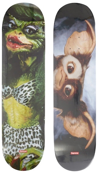 supreme-gremlins-skateboard-deck-set-multicolor