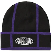 Supreme Grid Beanie Black Supreme Grid Beanie Black