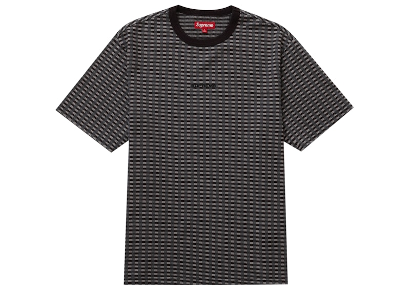 Buy Supreme Grid Jacquard S/S Top (FW23) Black