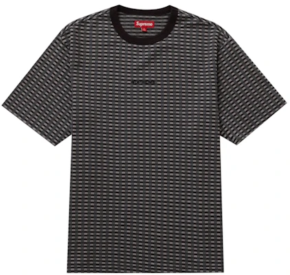 Supreme Grid Jacquard S/S Top (FW23) Black Buy Supreme Grid Jacquard S/S Top (FW23) Black