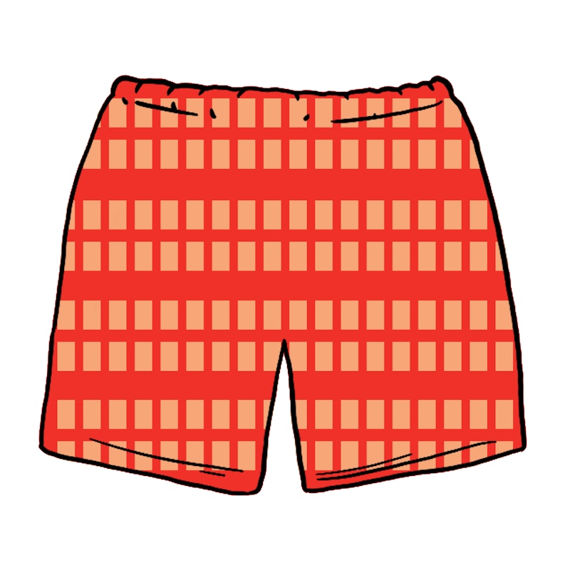 Supreme Grid Soccer Short Orange