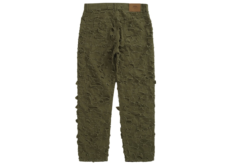 Order Supreme Griffin 五袋牛仔裤 浅橄榄色