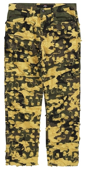 supreme-griffin-5-pocket-jean-yellow-camo