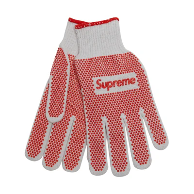 Supreme Grip Work Gloves White