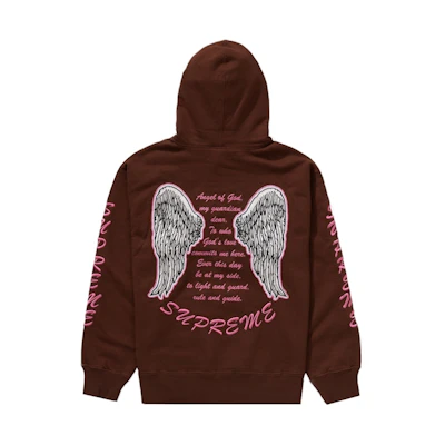Supreme Guardian Hooded Sweatshirt Dark Brown