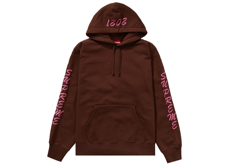 Supreme Guardian Hooded Sweatshirt Dark Brown 圖 2
