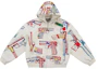 Buy Supreme Guns Embroidered Hooded Leather Jacket White