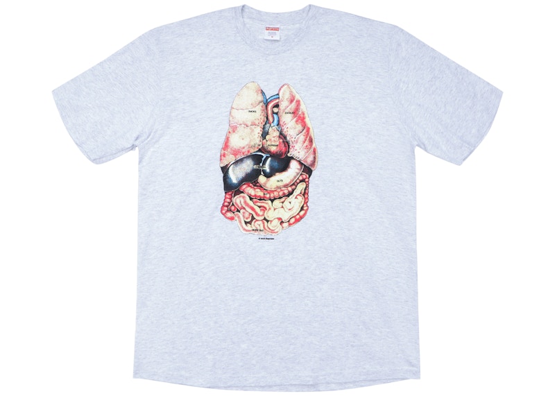 Supreme Guts Tee Ash Grey