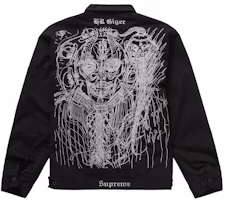 Supreme H.R. Giger Embroidered Work Jacket Black Supreme H.R. Giger Embroidered Work Jacket Black