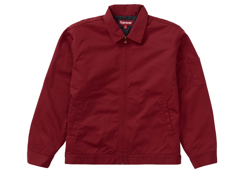 Supreme H.R. Giger Embroidered Work Jacket Red 圖 3