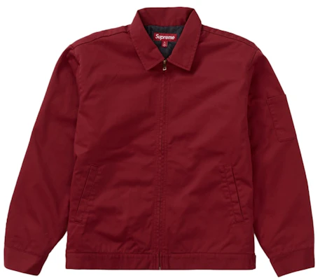 Jaket Kerja Bordir Merah Supreme H.R. Giger Lookbook Jaket Kerja Bordir Merah Supreme H.R. Giger