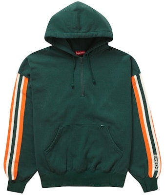Sudadera con Capucha Half Zip Supreme Verde Oscuro Buy Sudadera con Capucha Half Zip Supreme Verde Oscuro