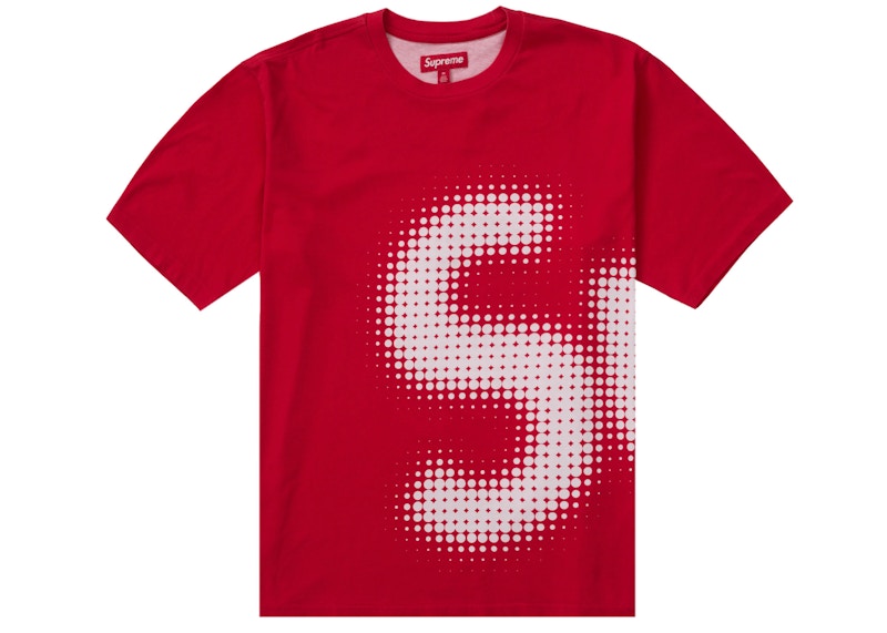 Supreme Halftone S/S Top Red