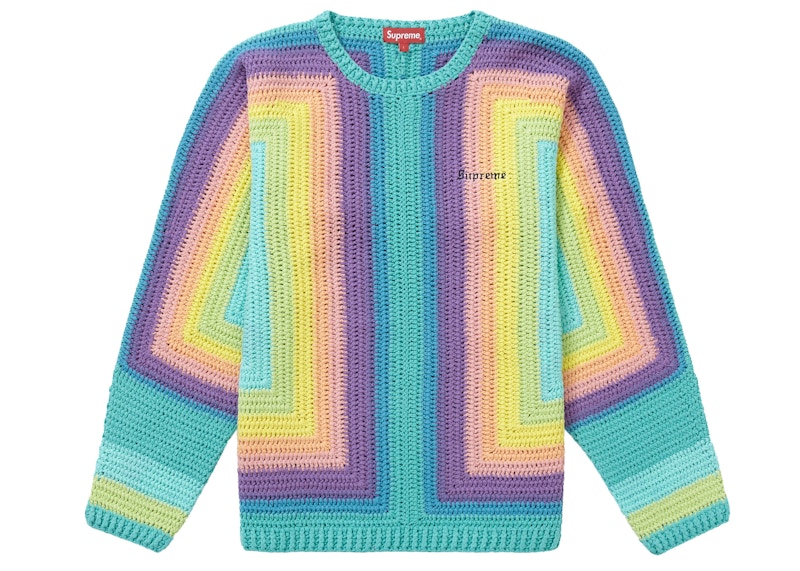Supreme Hand Crocheted Sweater 'Multicolor'