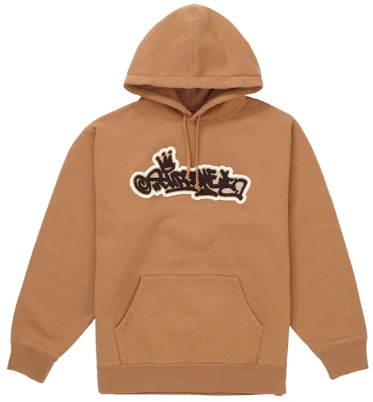 supreme-handstyle-hooded-sweatshirt-brown