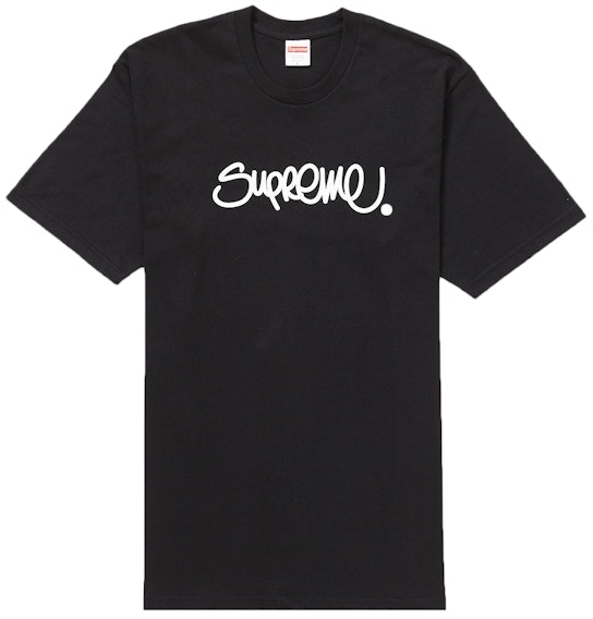 supreme-handstyle-tee-black