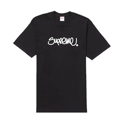 Supreme Handstyle Tee Black