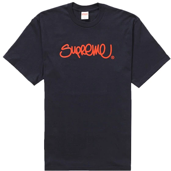 supreme-handstyle-tee-navy