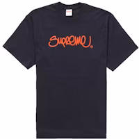 Supreme Handstyle Tee Navy
