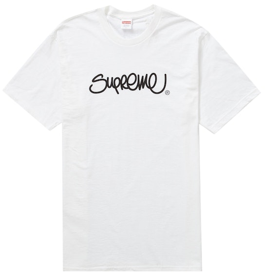 supreme-handstyle-tee-white