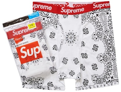 Supreme×Hanes バンダナ ボクサー(2枚) 白
Buy Supreme×Hanes バンダナ ボクサー(2枚) 白