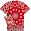 Buy Supreme Hanes 無標籤印花頭巾T恤 (2入裝) 紅色
