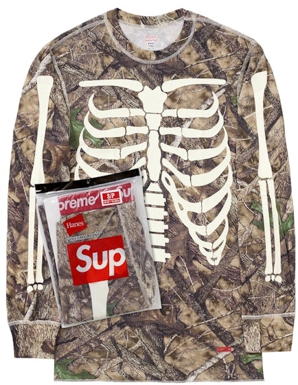 supreme-hanes-bones-thermal-crew-1-pack-woodland-camo