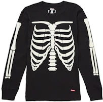 Order Supreme Hanes 骨頭印花保暖衣 FW25 (1包) 黑色