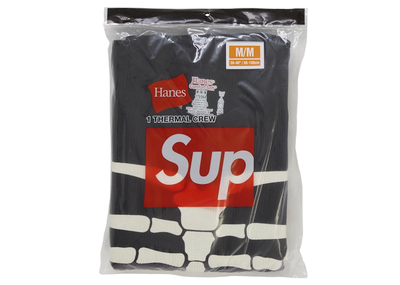Supreme Playboi Carti Tee \"White\" Mサイズ Buy Supreme Hanes Bones Thermal Crew FW25 (1 Pack) Black - Novelship