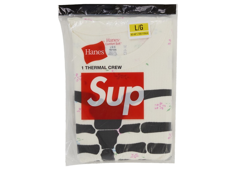 Lookbook Supreme Hanes Bones Térmico FW25 (1 Pack) Floral Crew