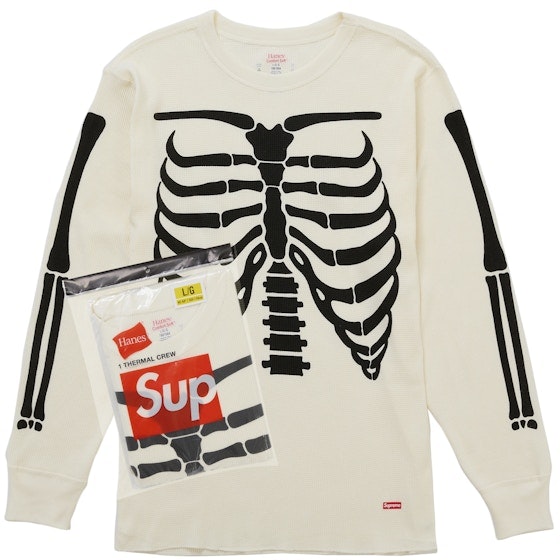 supreme-hanes-bones-thermal-crew-fw-25-1-pack-white