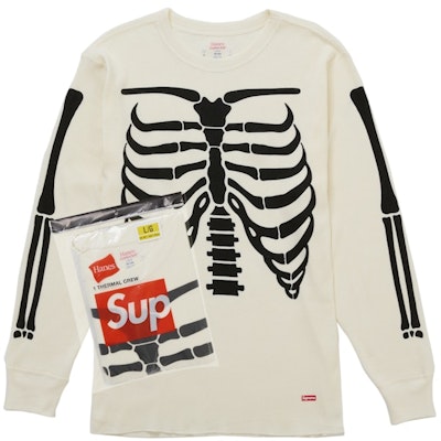 Supreme Hanes Bones Thermal Crew FW25 (1 Pack) White Buy Supreme Hanes Bones Thermal Crew FW25 (1 Pack) White