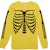 Supreme Hanes Bones Thermal Crew FW25 (1 Pack) Yellow