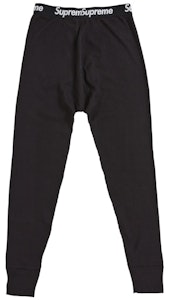 Supreme Hanes 骨头图案保暖裤 FW25(1条装)黑色 Lookbook Supreme Hanes 骨头图案保暖裤 FW25(1条装)黑色