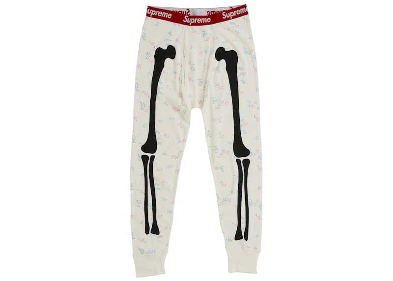 Supreme Hanes Bones Thermal Pant FW25 (1 Pack) Floral 圖 2