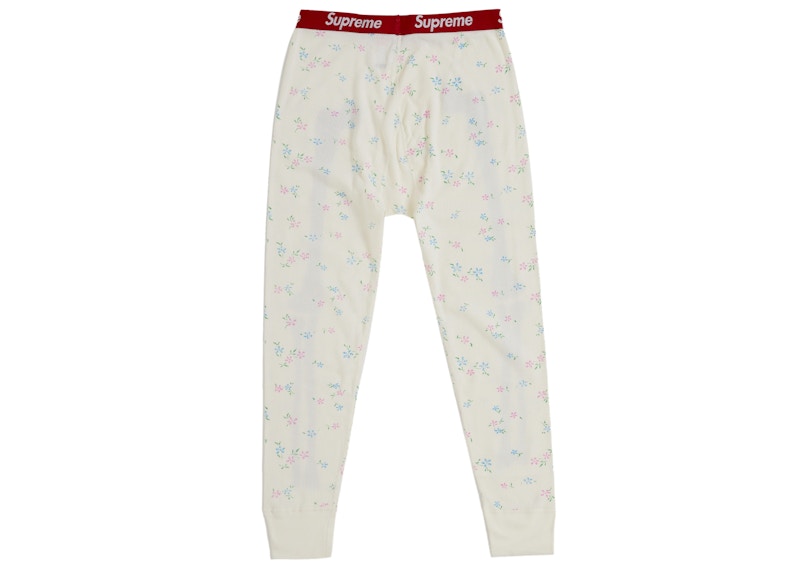 Supreme Hanes Bones Thermal Pant FW25 (1 Pack) Floral 圖 3