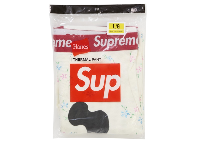 Supreme Hanes Bones Thermal Pant FW25 (1 Pack) Floral 圖 4