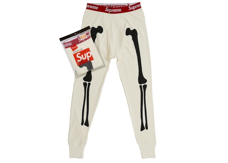 Supreme Hanes Bones Thermal Pant FW25 (1 Pack) White