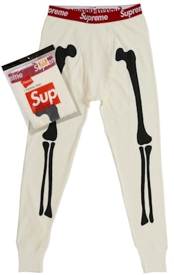 Supreme Hanes Bones Thermal Pant FW25 (1 Pack) White Buy Supreme Hanes Bones Thermal Pant FW25 (1 Pack) White