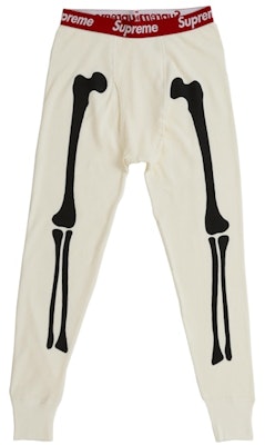 Supreme Hanes Bones Thermal Pant FW25 (1 Pack) White Order Supreme Hanes Bones Thermal Pant FW25 (1 Pack) White