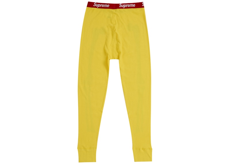 Lookbook シュプリーム ハインズ ボーンズ サーマルパンツ FW25 (1パック) イエロー